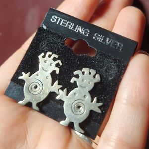 Ghost Halloween studs sterling silver S925